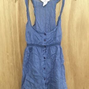 Hollister Babydoll Blue tank top. Junior XS.
